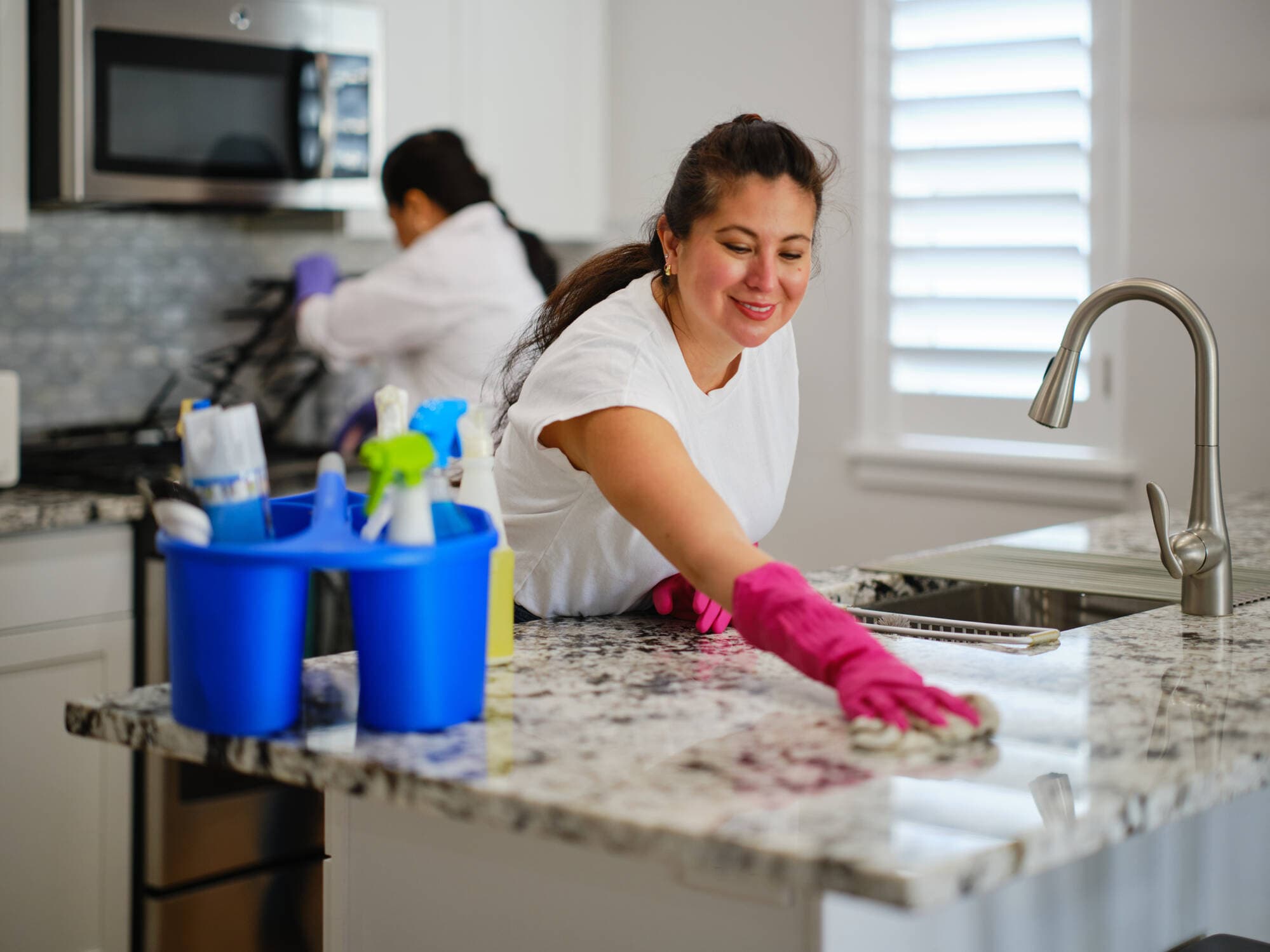 Cleaning Services crew at work