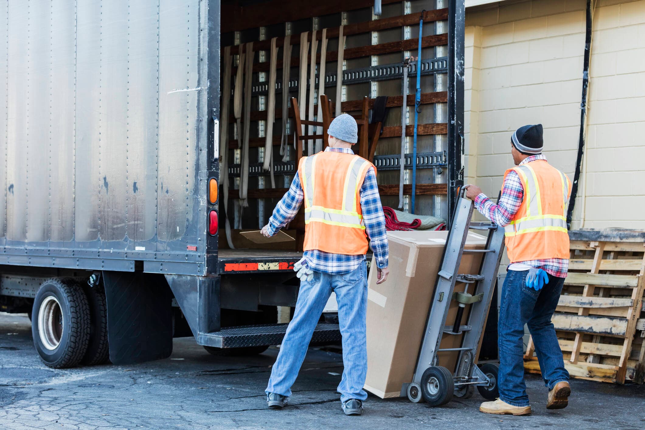 Delivery Services crew at work