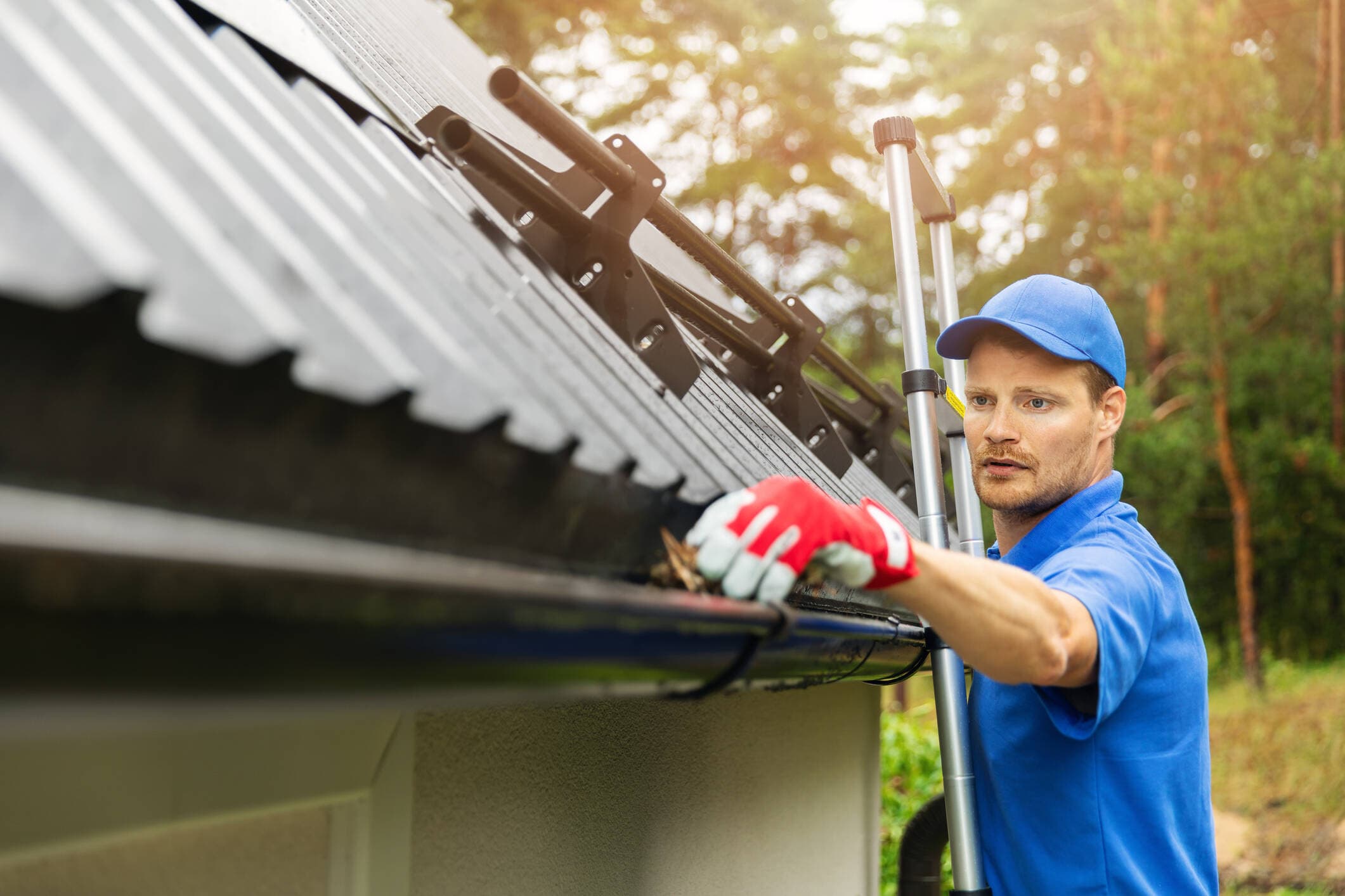 Gutter Services crew at work