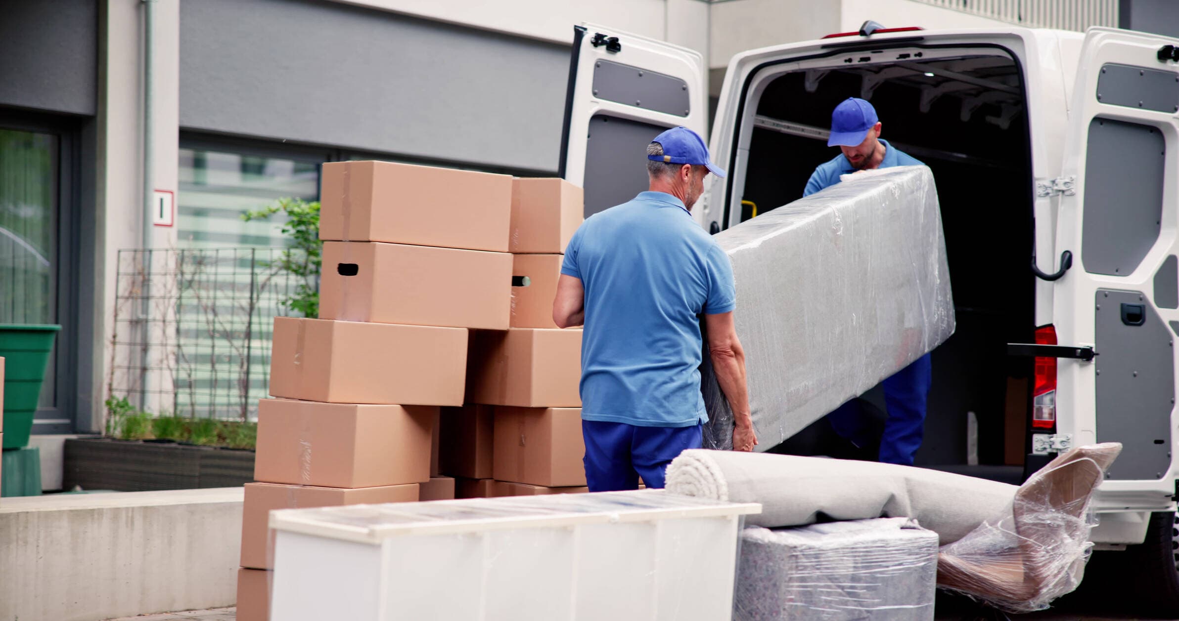 Moving Services crew at work