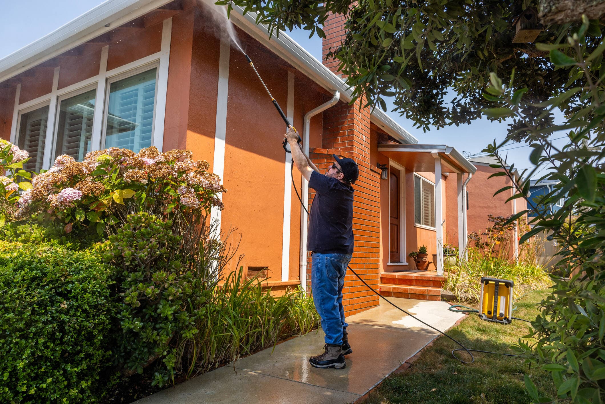 Pressure Washing crew at work