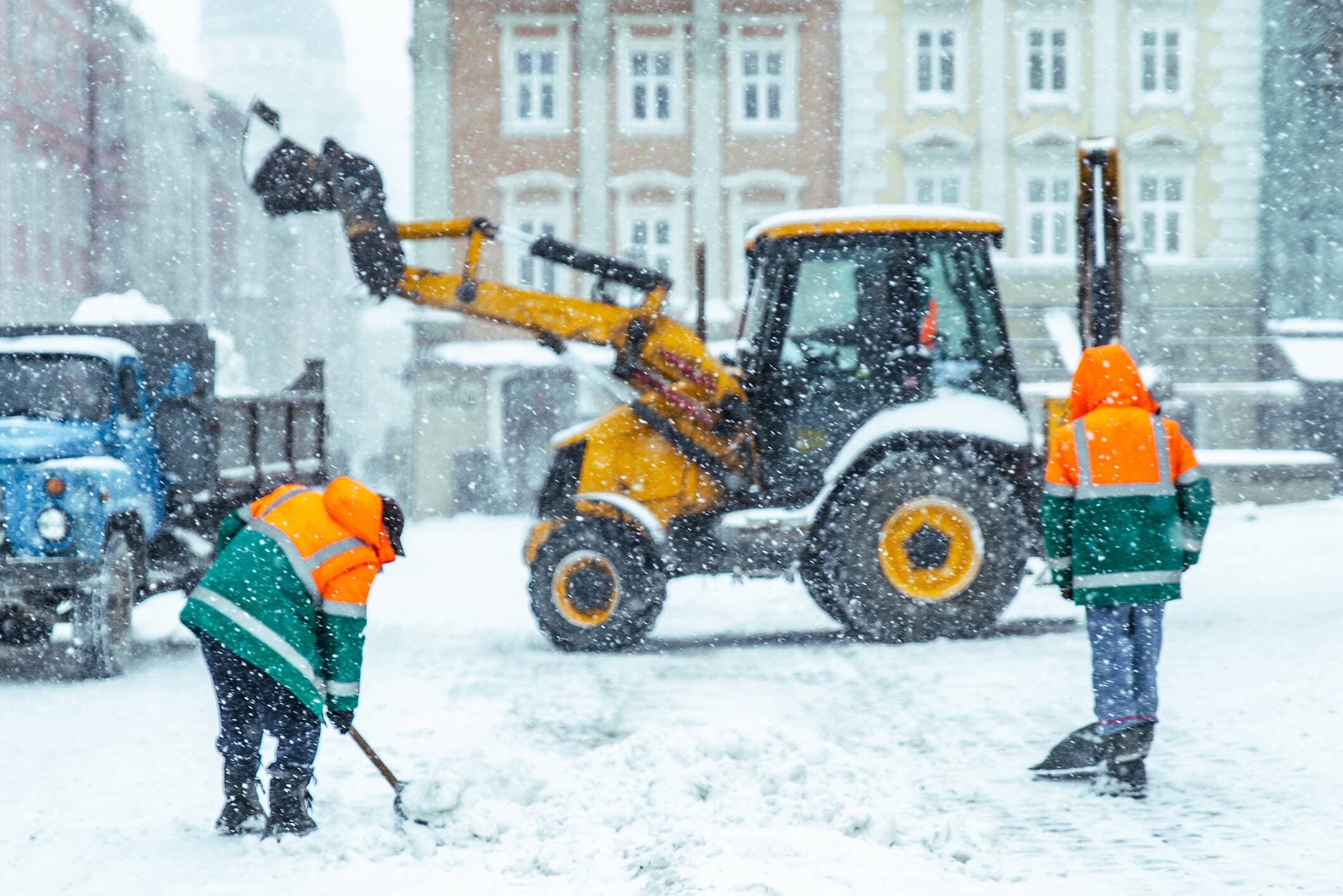 Snow Removal crew at work